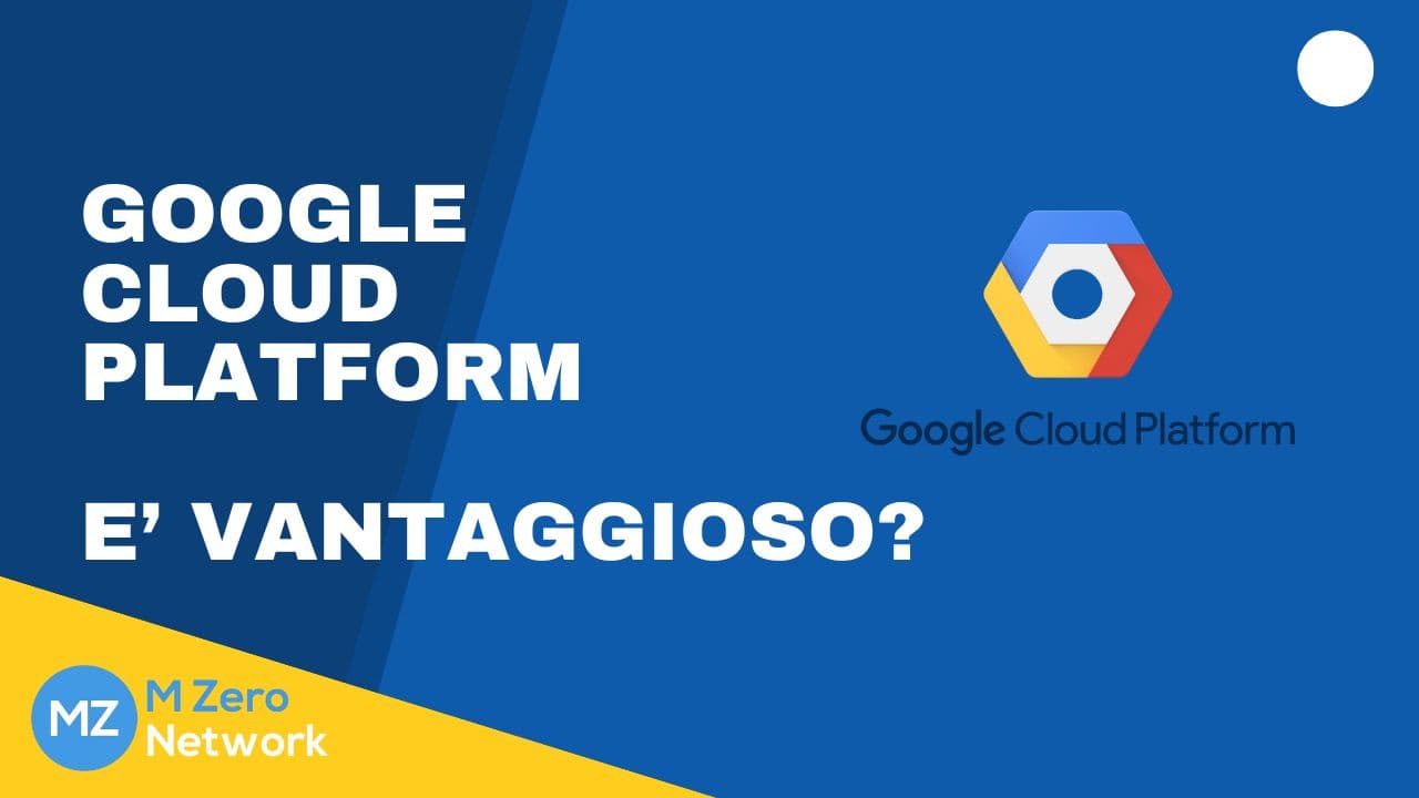 Copertina «Google Cloud Platform è vantaggioso?», con il logo Google Cloud Platform