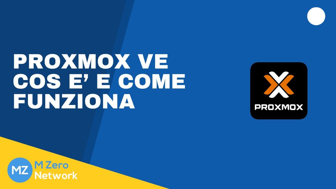 Copertina «Proxmox VE: cos’è e come funziona», con il logo Proxmox