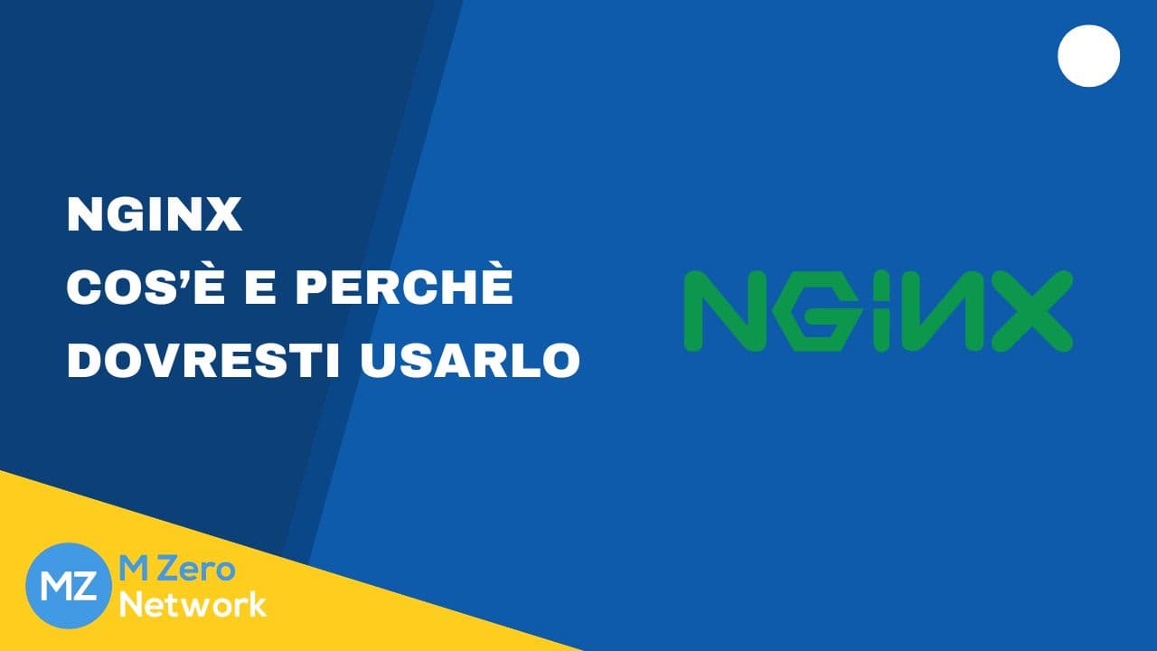 Copertina «NGINX: cos’è e perché dovresti usarlo», con il logo NGINX
