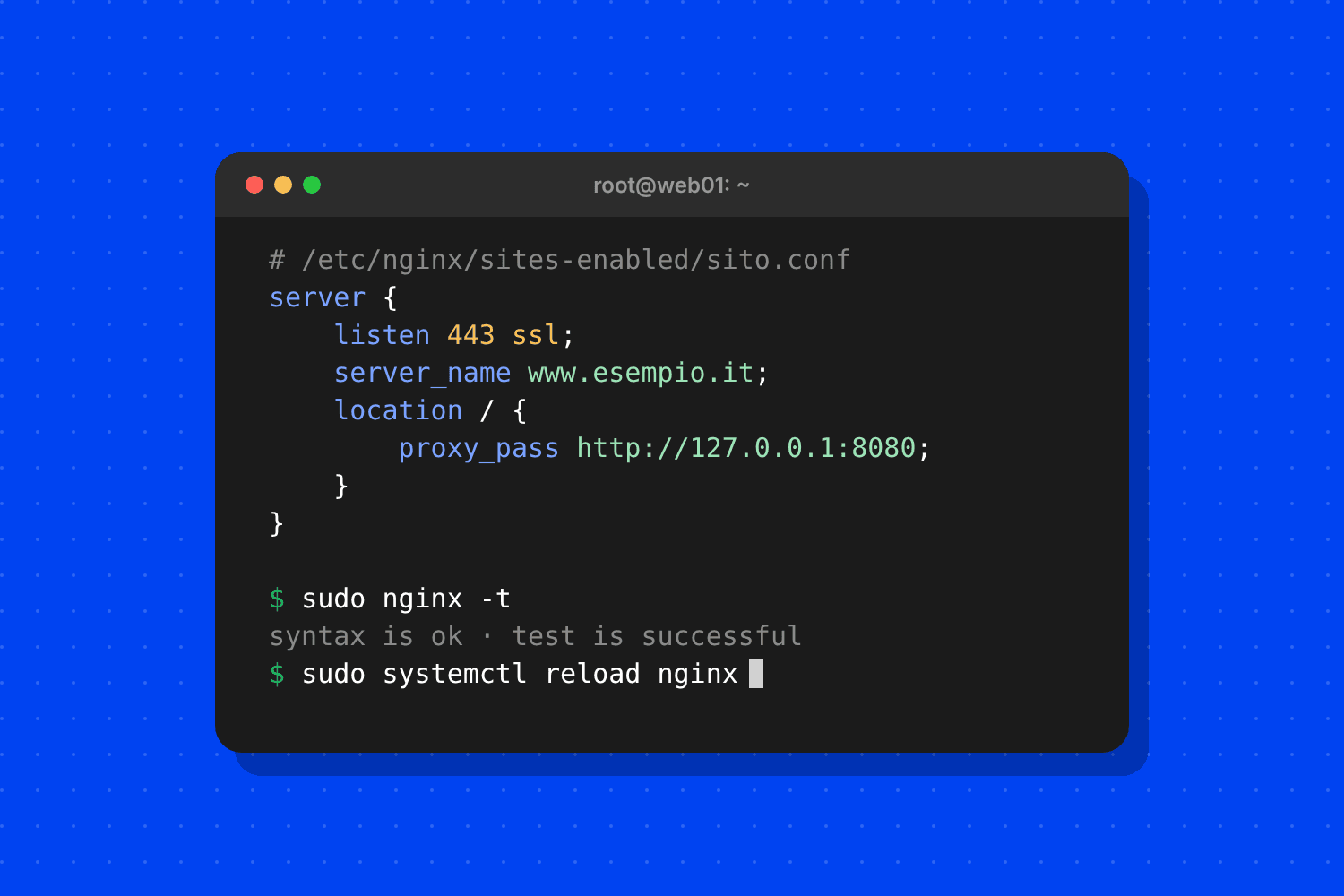 nginx configurazione virtualhost